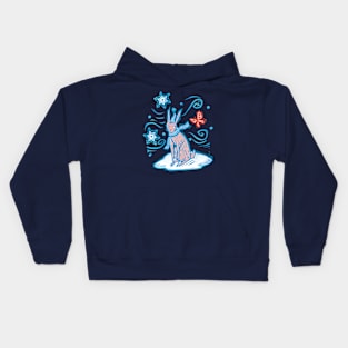 Christmas Rabbit Kids Hoodie